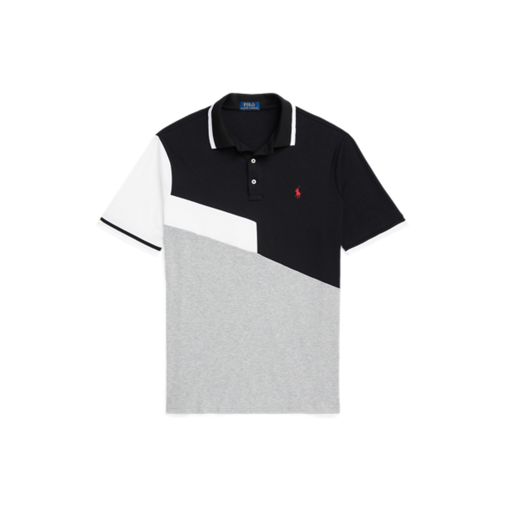 Polo Ralph Lauren Classic Fit Soft Cotton Polo Shirt Black/Grey/White